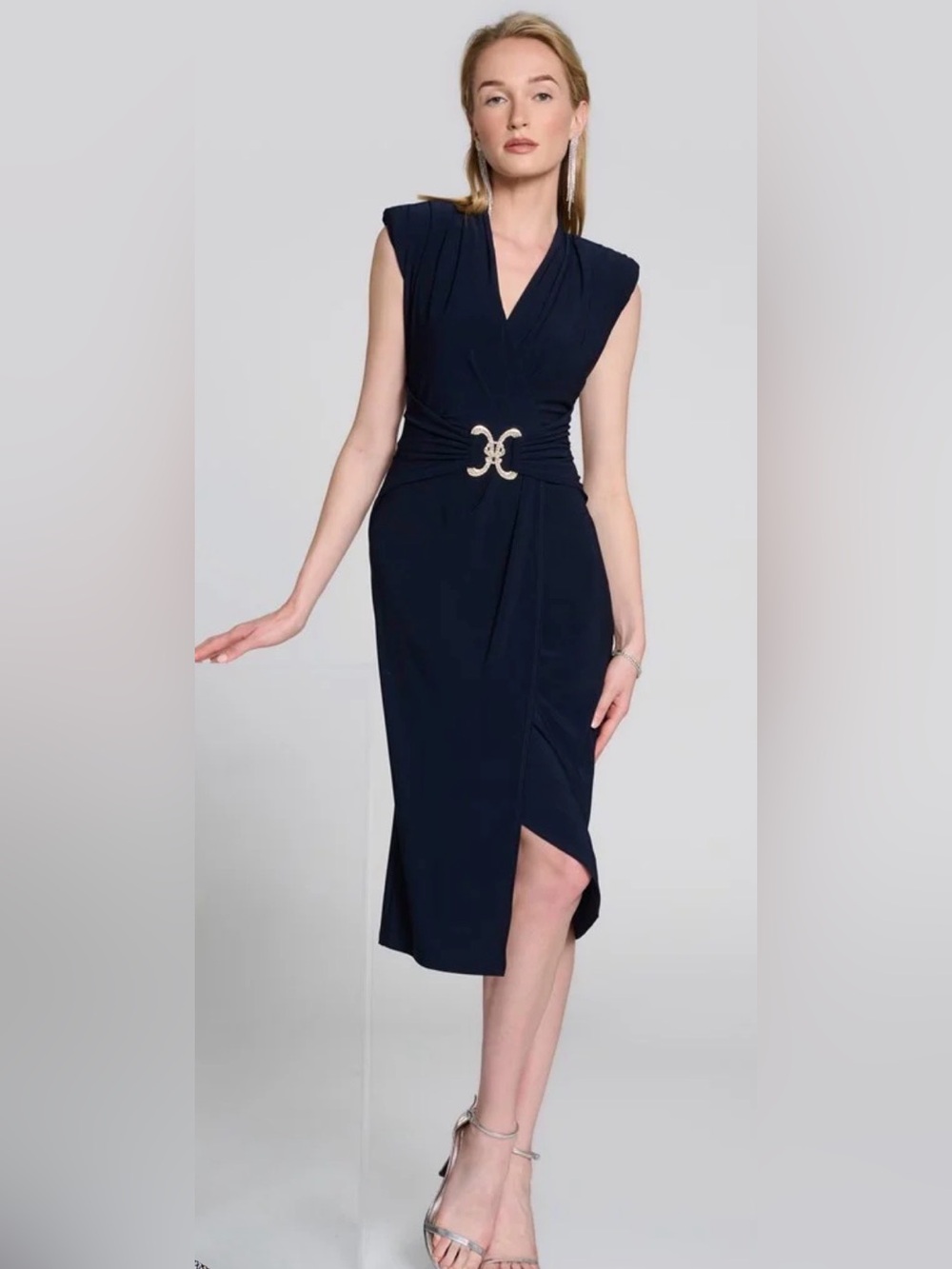 Joseph Ribkoff Signature | Midnight Blue Evening Dress